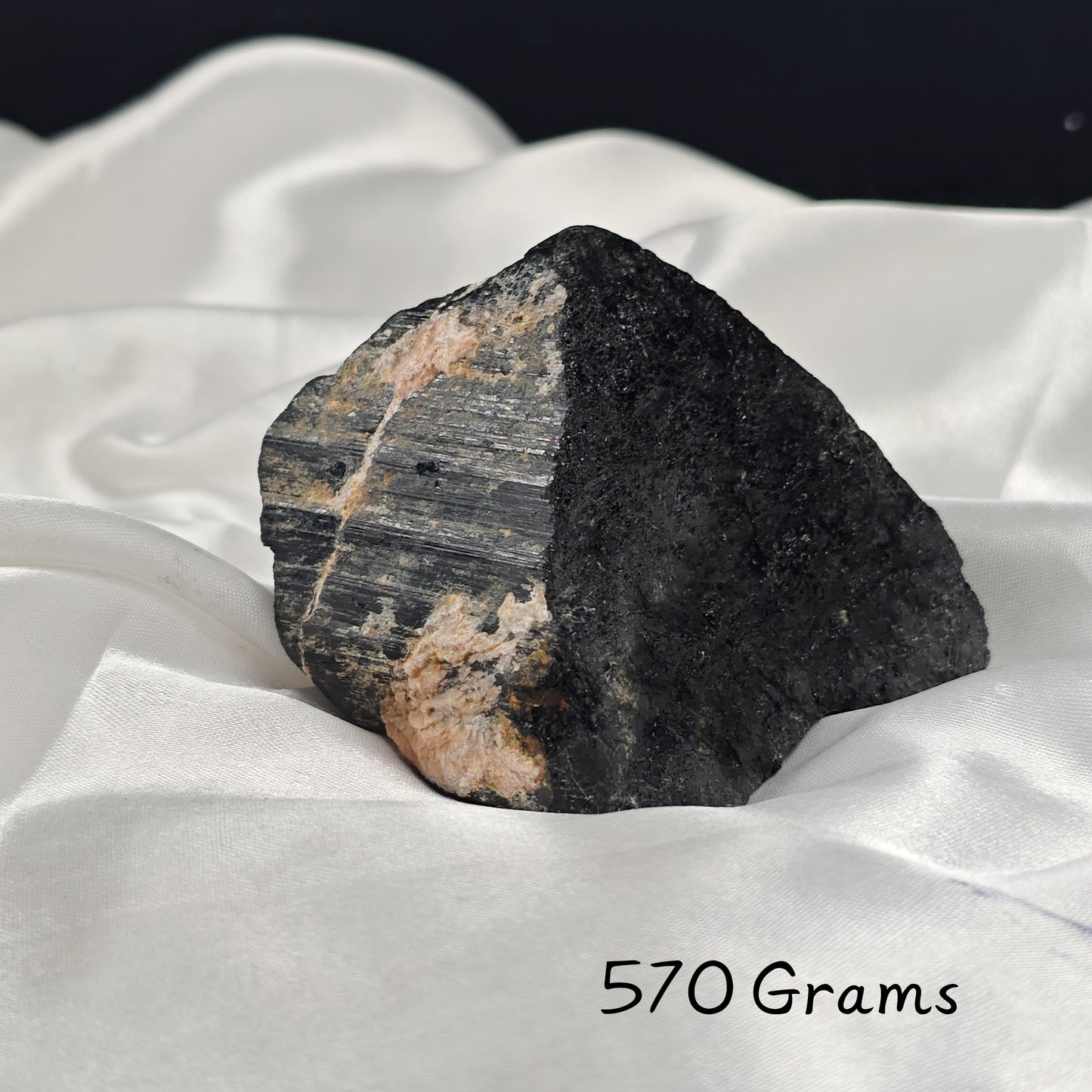 Energised Black Tourmaline Rough stone for removing negative vibrations and enhancing focus