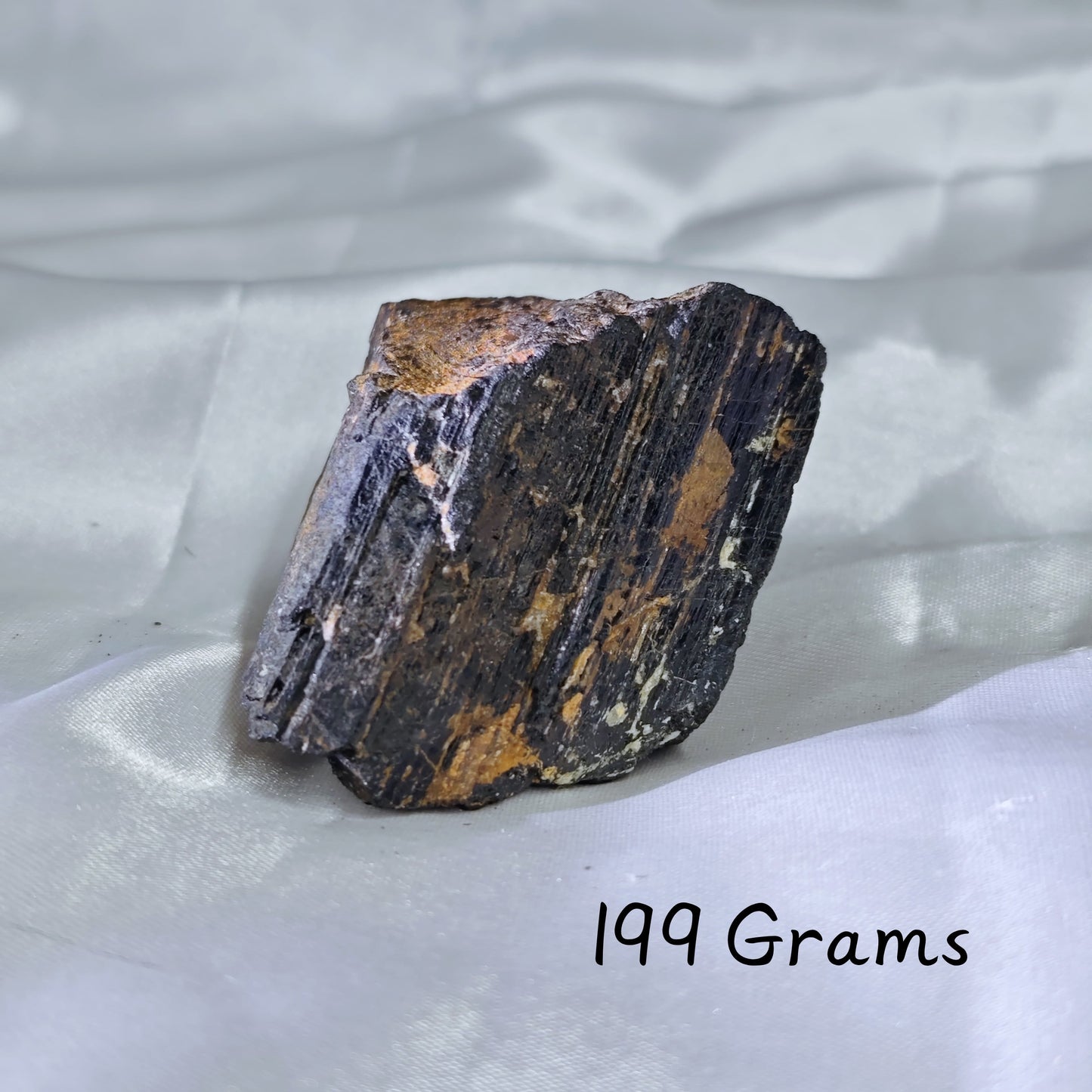 Black Tourmaline Rough crystal to block negative energy