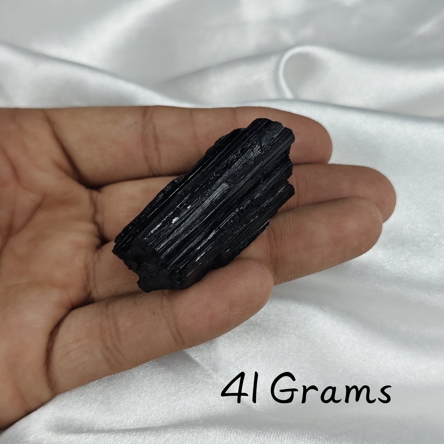 Handcrafted Energised Black Tourmaline Rough enhancing spiritual balance and energy