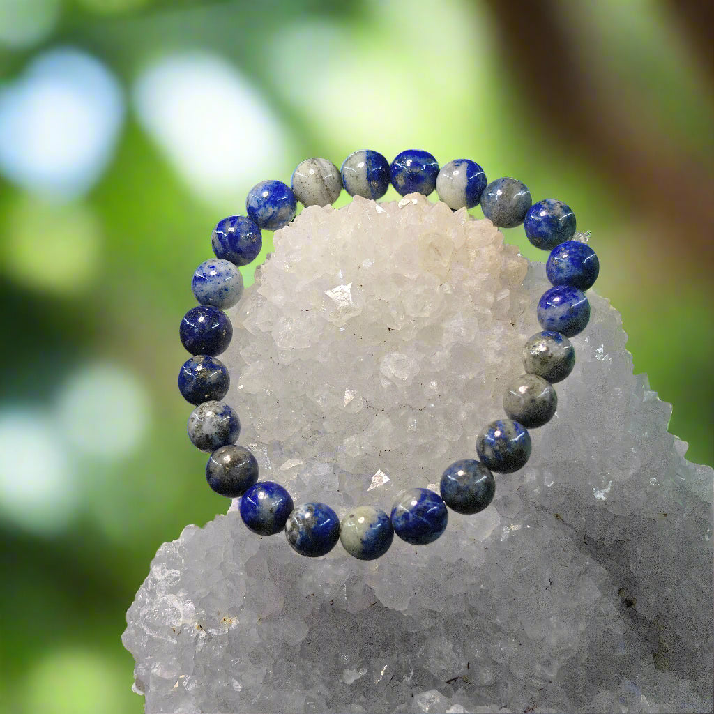 THE GEM’Z natural Lapis Lazuli Wisdom bracelet for intuition, clarity, and spiritual growth in India