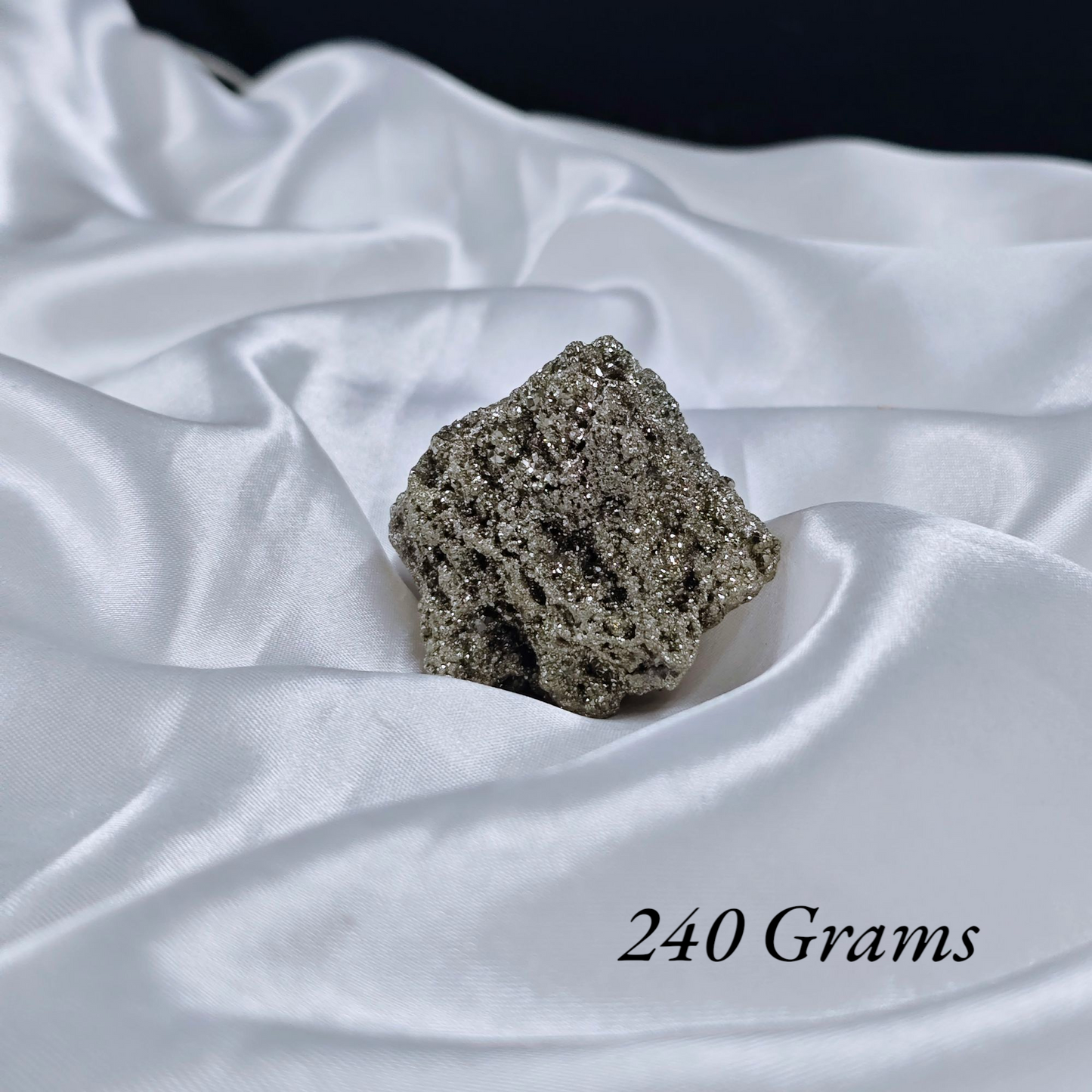 Energised Pyrite Rough stone for attracting wealth, money, and abundance