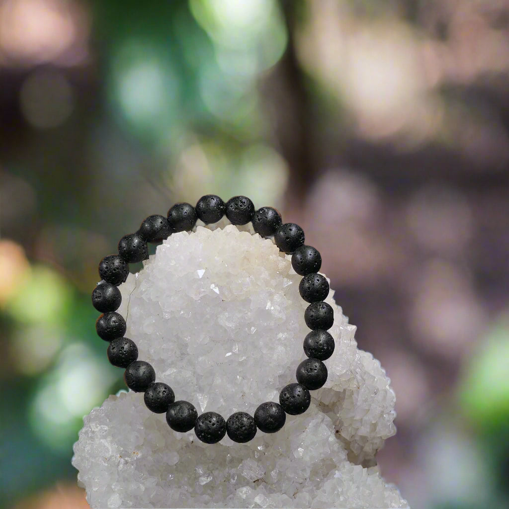Lava Stone Bracelet – Grounding & Strength
