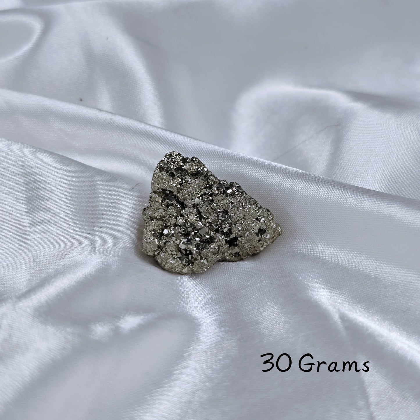 Energised Pyrite Rough stone for wealth, protection, and confidence