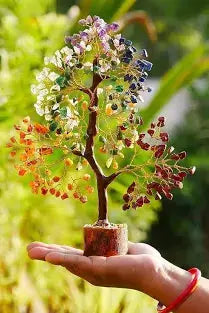 Gemstone Trees & Crystal Tree Décor