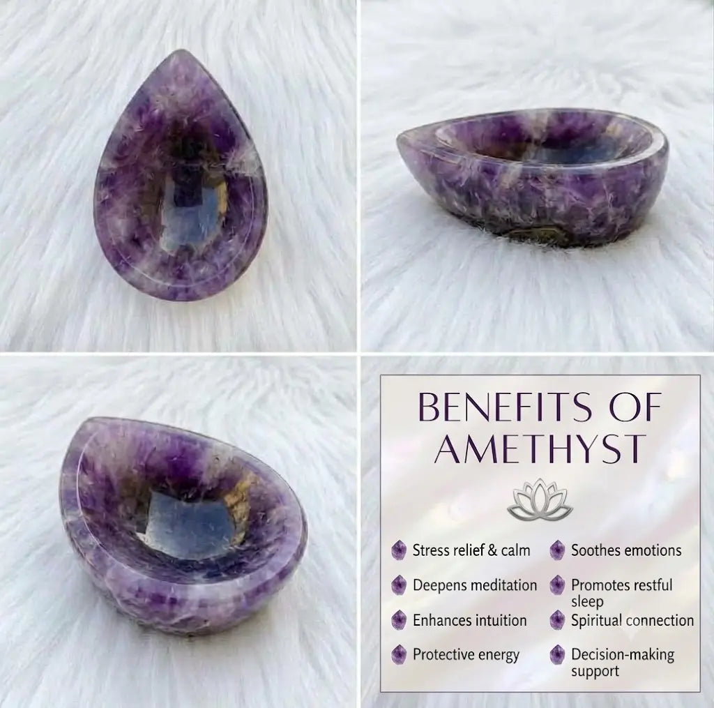 Natural Gemstone Carved Diya | Handcrafted Pooja & Home Décor