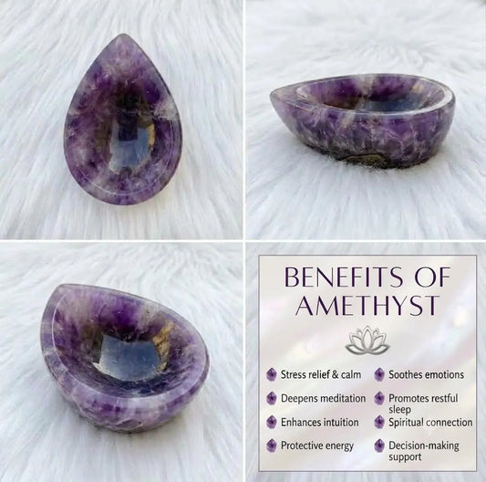 Natural Gemstone Carved Diya | Handcrafted Pooja & Home Décor