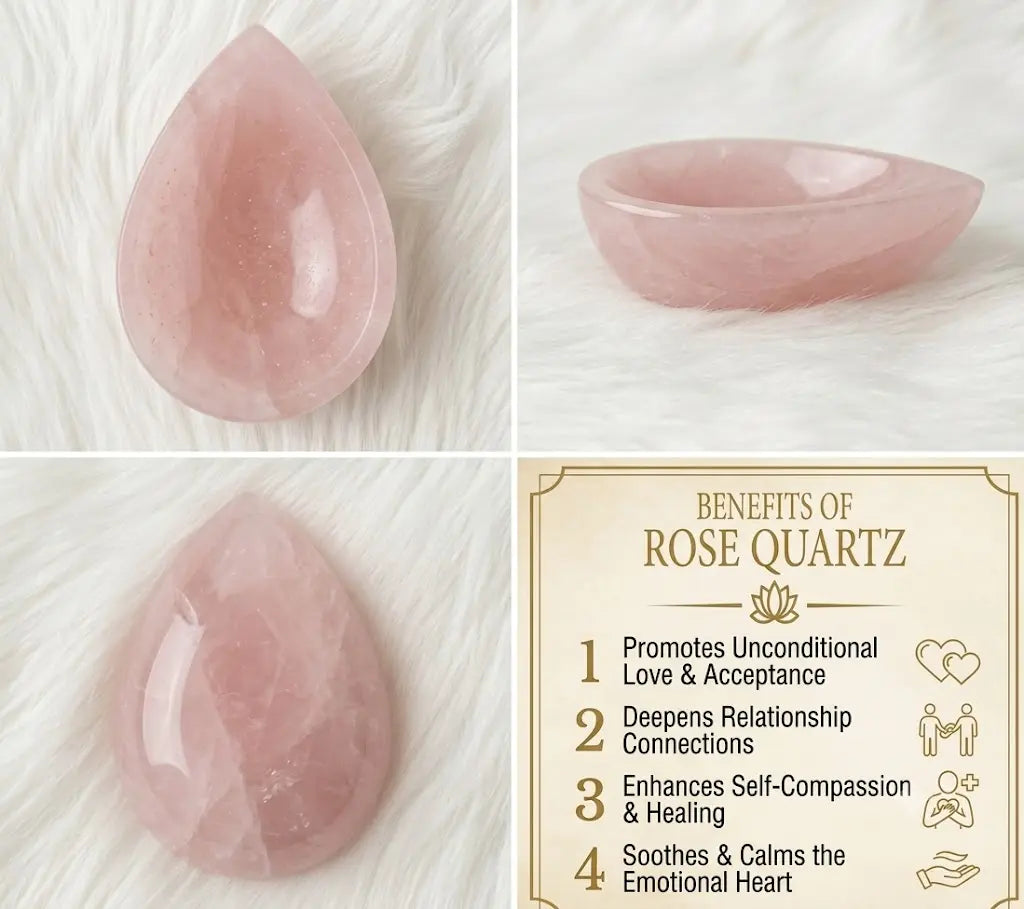 Natural Gemstone Carved Diya | Handcrafted Pooja & Home Décor