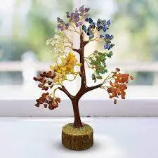 Seven Chakra Gemstone Tree – Energy Balance,Healing & Spiritual Decor My Store