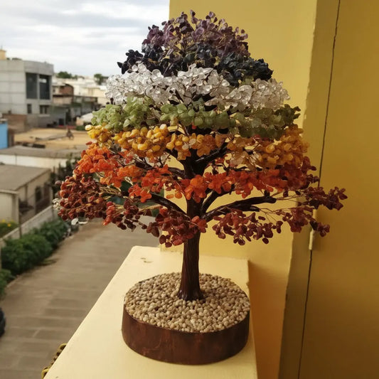 Seven Chakra Gemstone Tree – Energy Balance,Healing & Spiritual Decor My Store