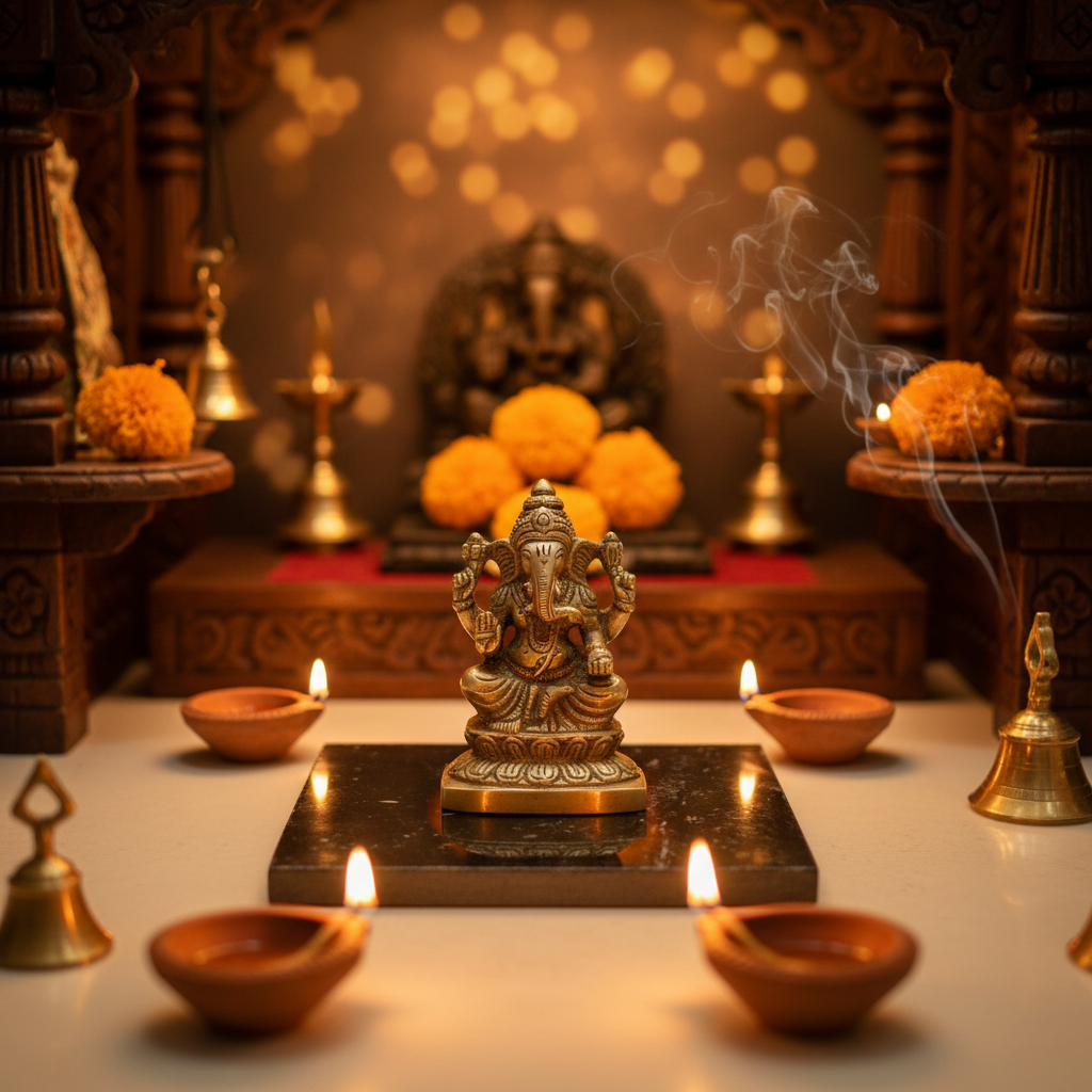 Black onyx stone tile for pooja aasan and wall decor