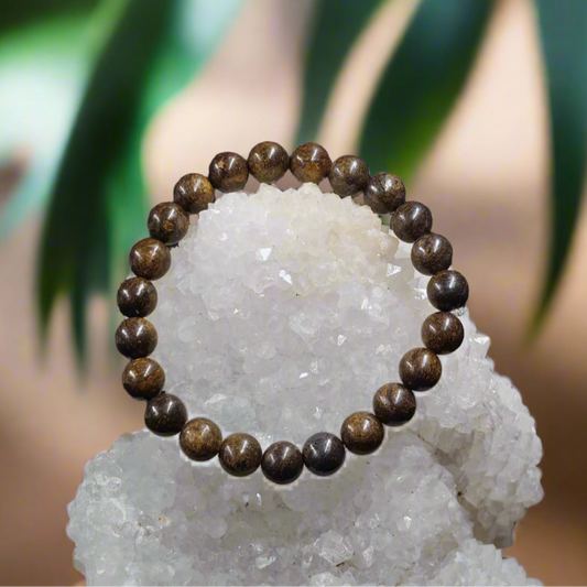 Energised Bronzite Bracelet for Confidence, Protection, Grounded Power and Emotional Strength
