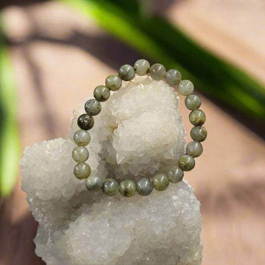 Energised Spectrolite Bracelet for Intuition, Transformation, Aura Healing and Energy Protection
