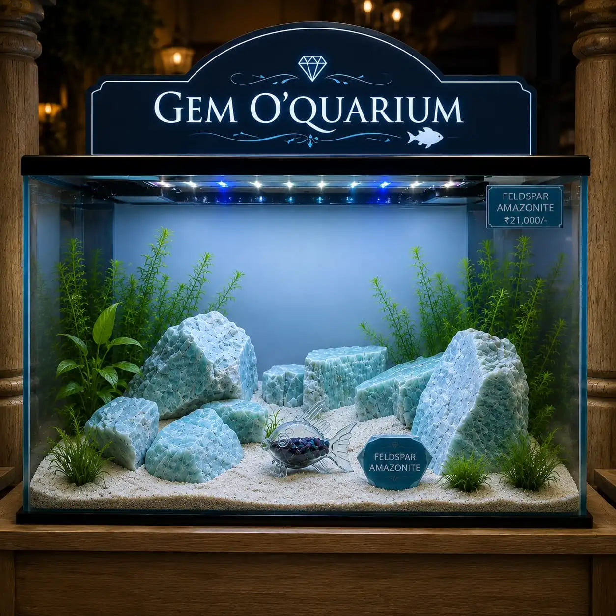 Gem_O_Quarium gemstone aquarium