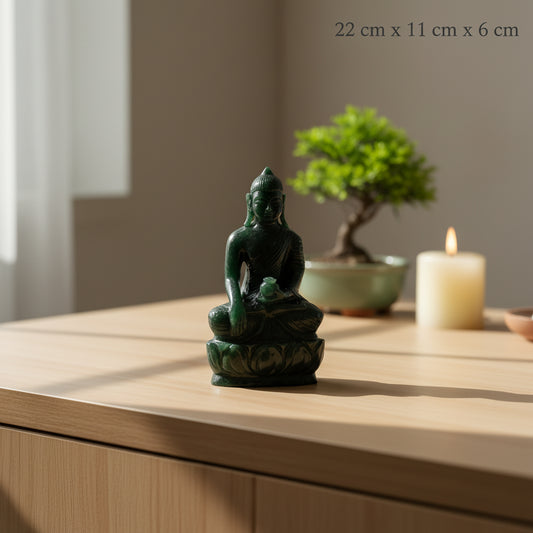 Green Aventurine Buddha naturally hand polished 