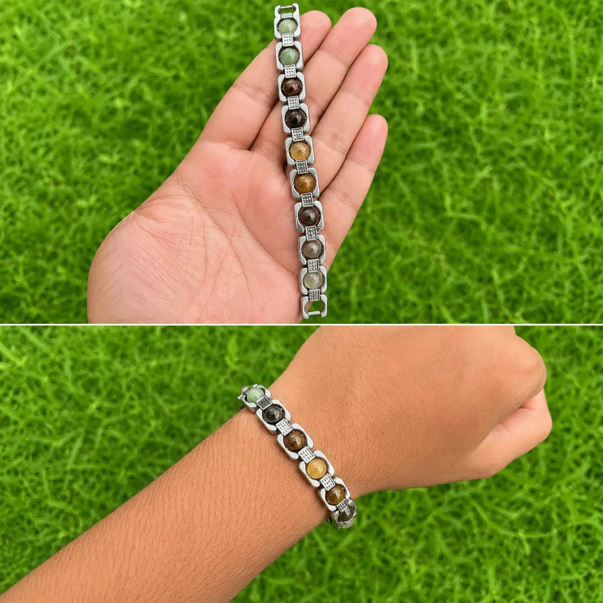 Money Magnet Metal Frame Bracelet