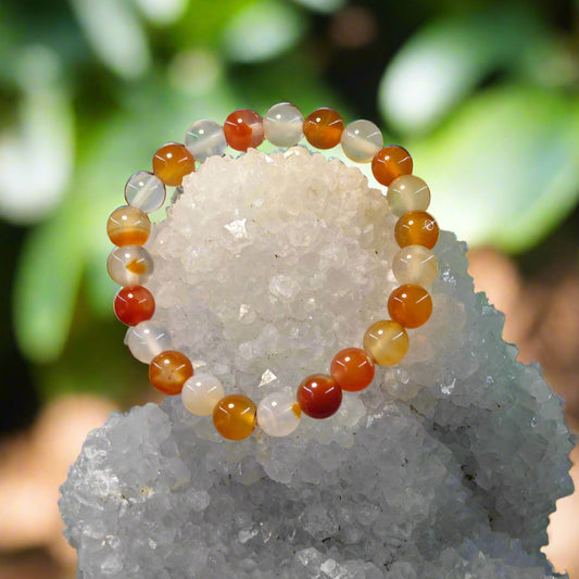 THE GEM’Z natural Carnelian Energy bracelet for vitality, motivation, and positive energy in India