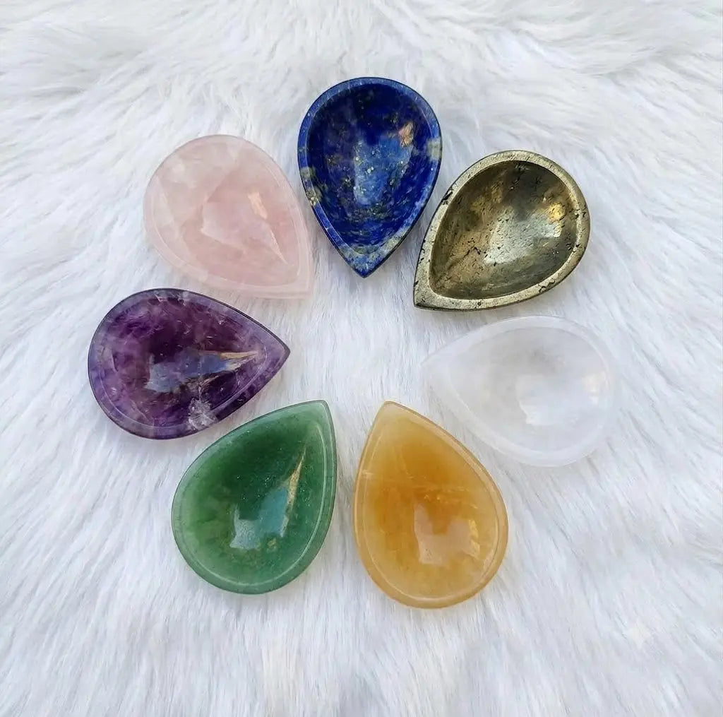 Natural Gemstone Diya for Pooja with all different types