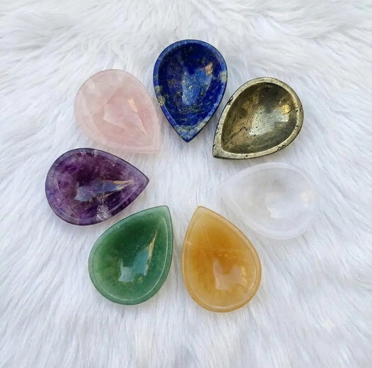 Natural Gemstone Diya for Pooja with all different types