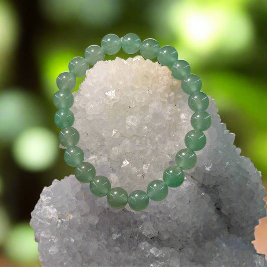 THE GEM’Z natural Green Aventurine Luck bracelet for prosperity, abundance, and positive energy in India