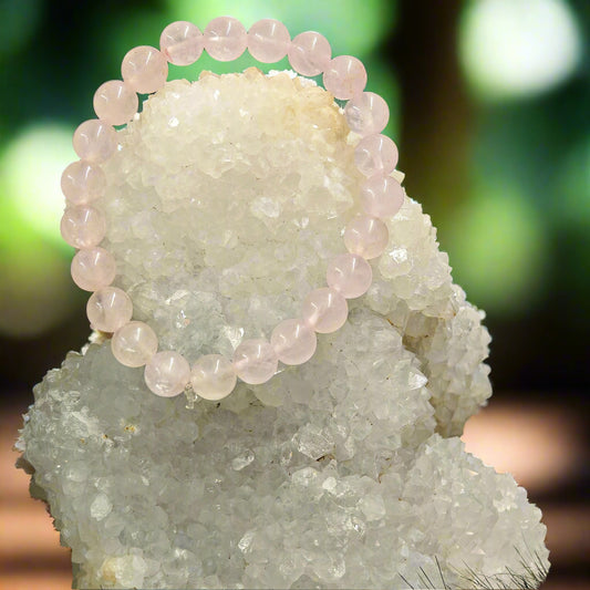 THE GEM’Z natural Rose Quartz Love bracelet for love, emotional balance, and relationships in India