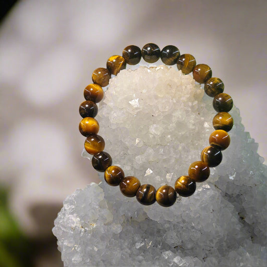 THE GEM’Z Natural Tiger Eye Confidence Bracelet for strength, courage, and protection in India