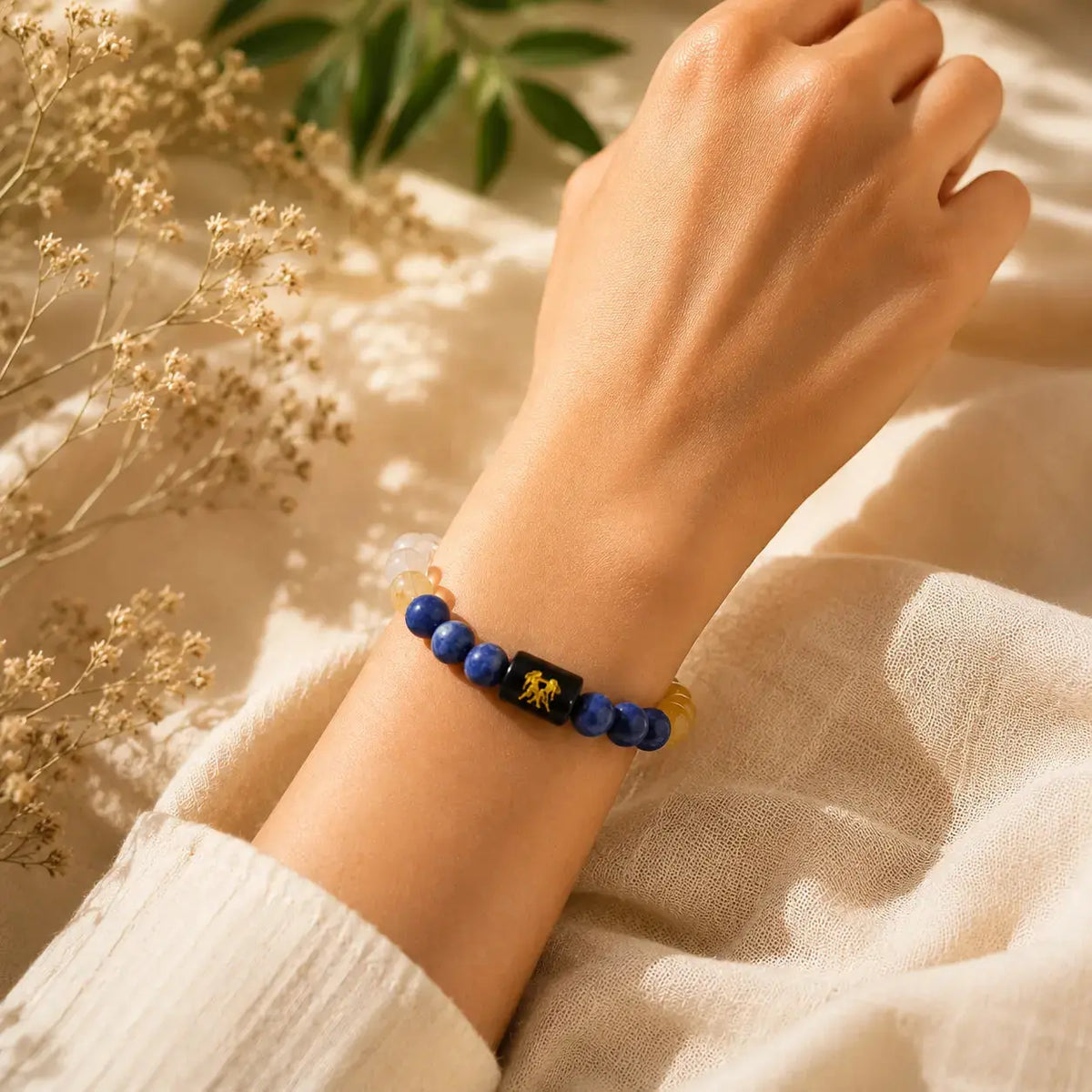Zodiac Sign Bracelet For Gemini Hand