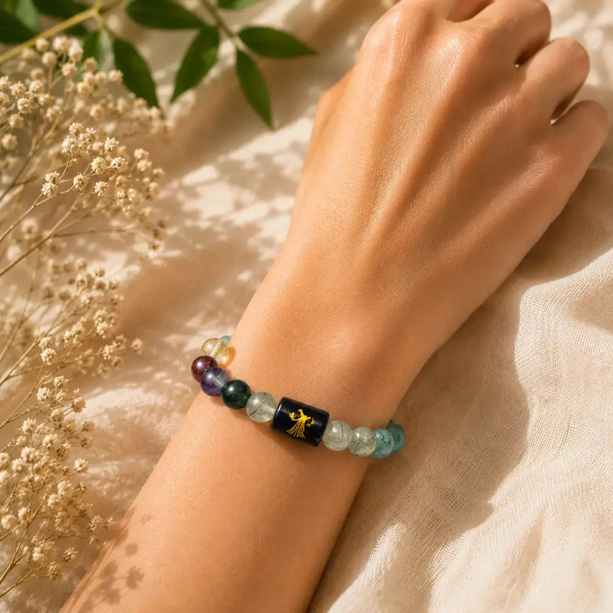 Zodiac Sign Bracelet For Virgo Hand