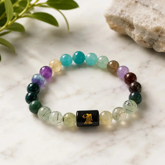 Zodiac Sign Virgo Natural Gemstone Bracelets