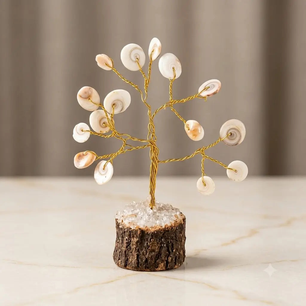 Gomati Chakra Tree – 15 Beads | Prosperity & Vastu