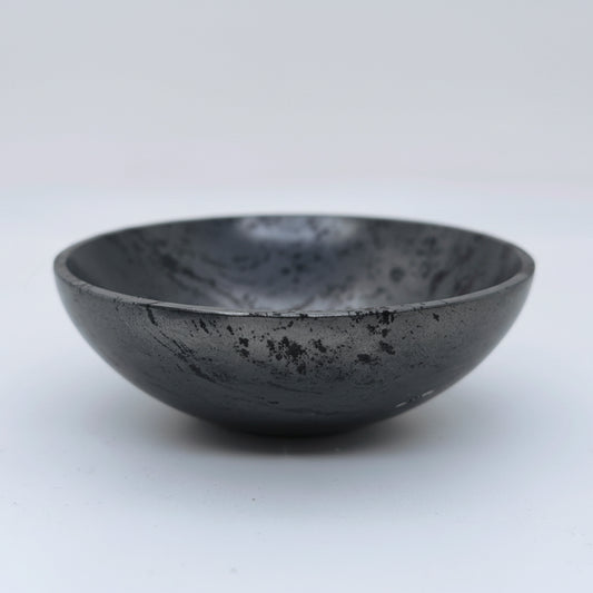 Hematite stone bowl used for keeping crystals pooja items and spiritual décor