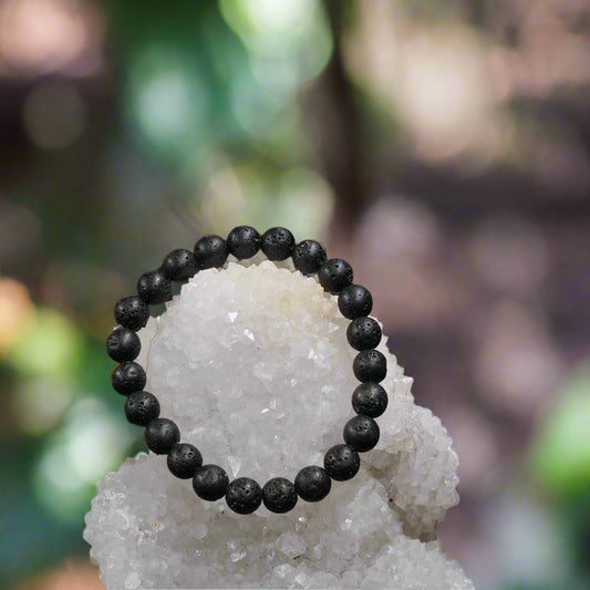 Lava Stone Bracelet – Grounding & Strength
