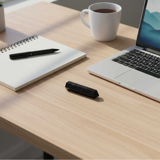 Black Tourmaline Pencil – Protection,Grounding & Focus