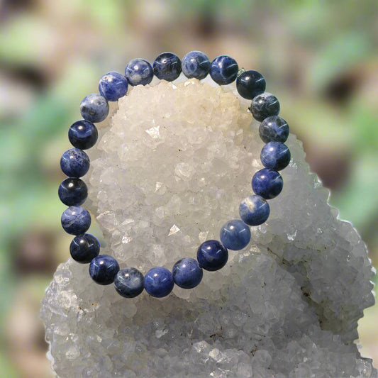 Natural Sodalite Clarity Bracelet – Aids decision-making